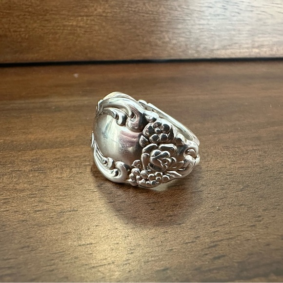 Silver Plated Spoon Ring - Picture 5 of 13